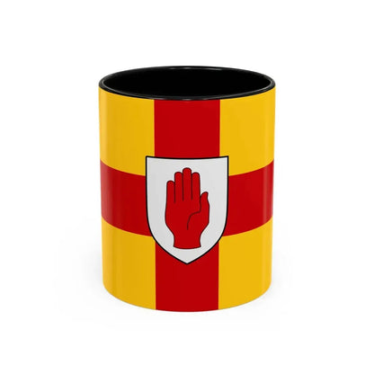Flag of Ulster Ireland - Accent Coffee Mug 11oz Black - Go Mug Yourself