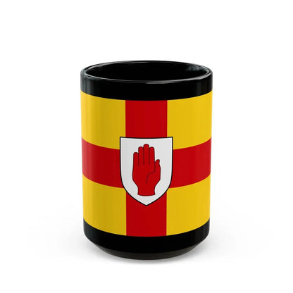 Flag of Ulster Ireland - Black Coffee Mug 15oz - Go Mug Yourself