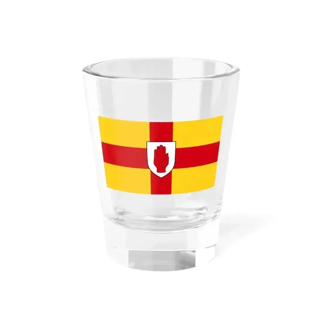 Flag of Ulster (Ireland) Shot Glass 1.5oz 1.5oz - Go Mug Yourself