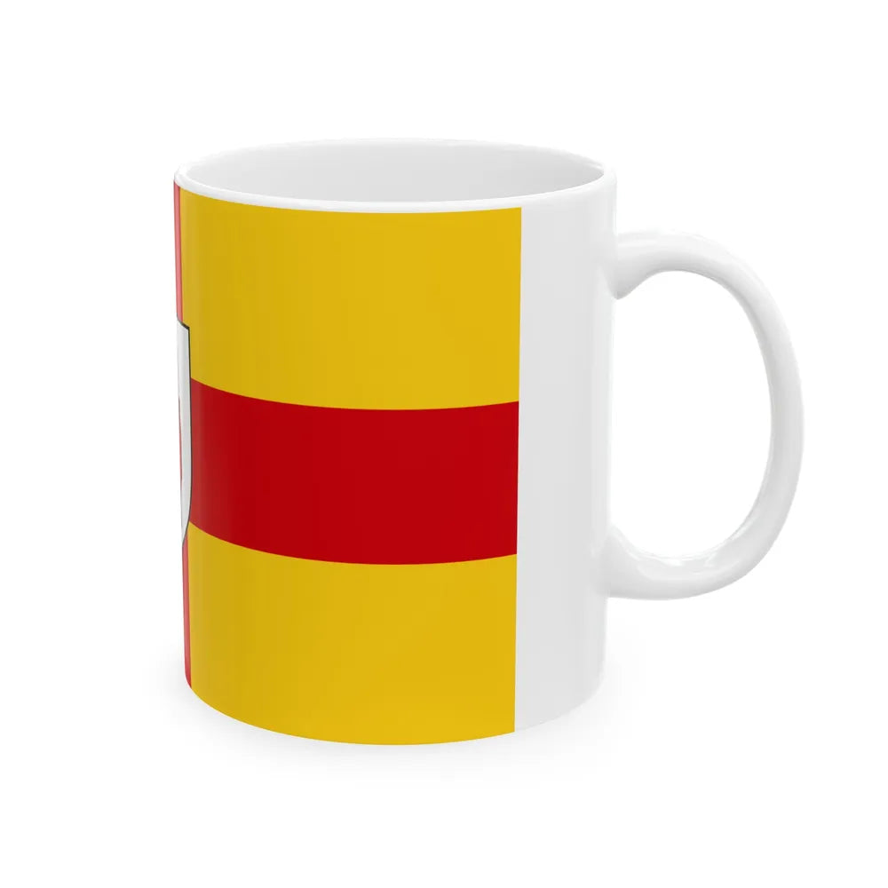 Flag of Ulster Ireland - White Coffee Mug-Go Mug Yourself