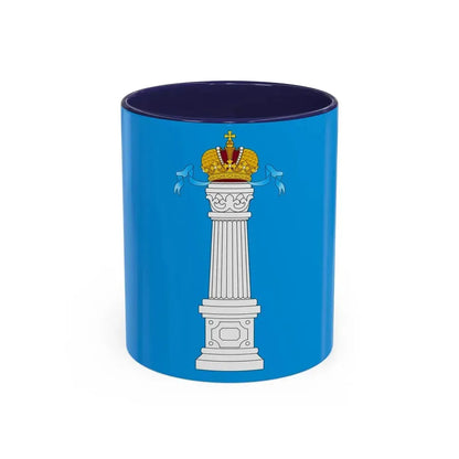 Flag of Ulyanovsk Oblast Russia - Accent Coffee Mug 11oz Navy - Go Mug Yourself