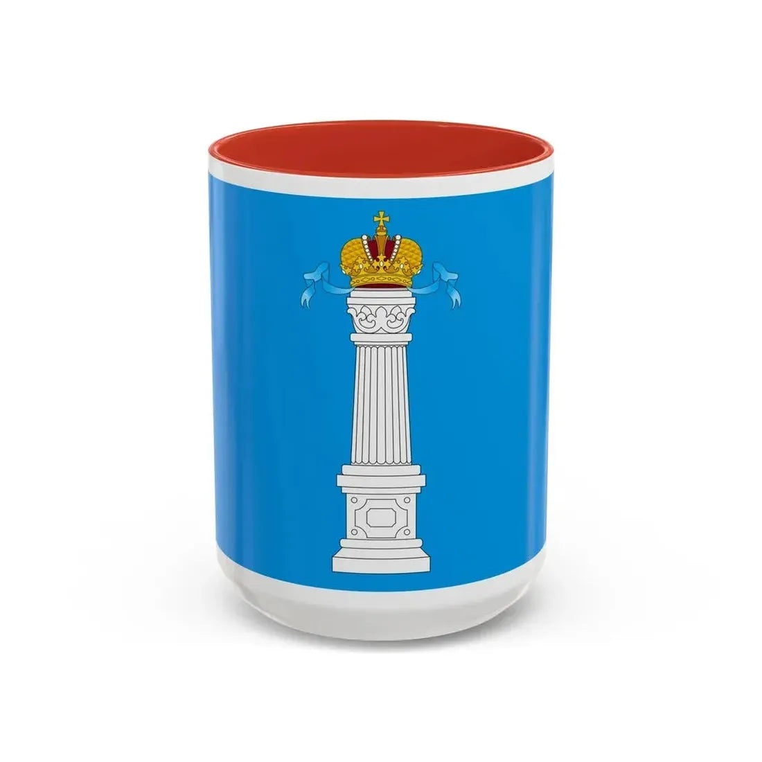 Flag of Ulyanovsk Oblast Russia - Accent Coffee Mug 15oz Red - Go Mug Yourself