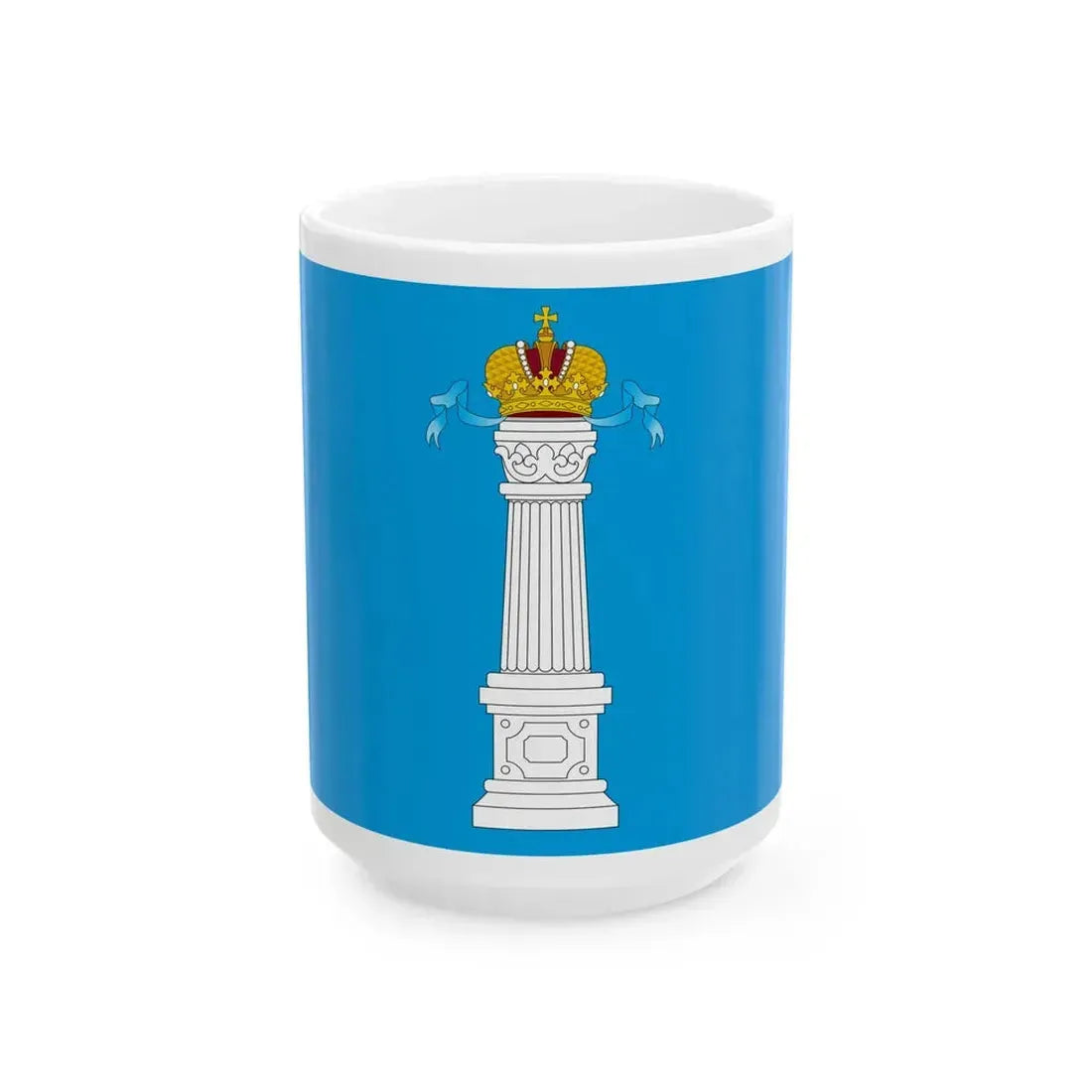 Flag of Ulyanovsk Oblast (Russia) White Coffee Mug - Go Mug Yourself