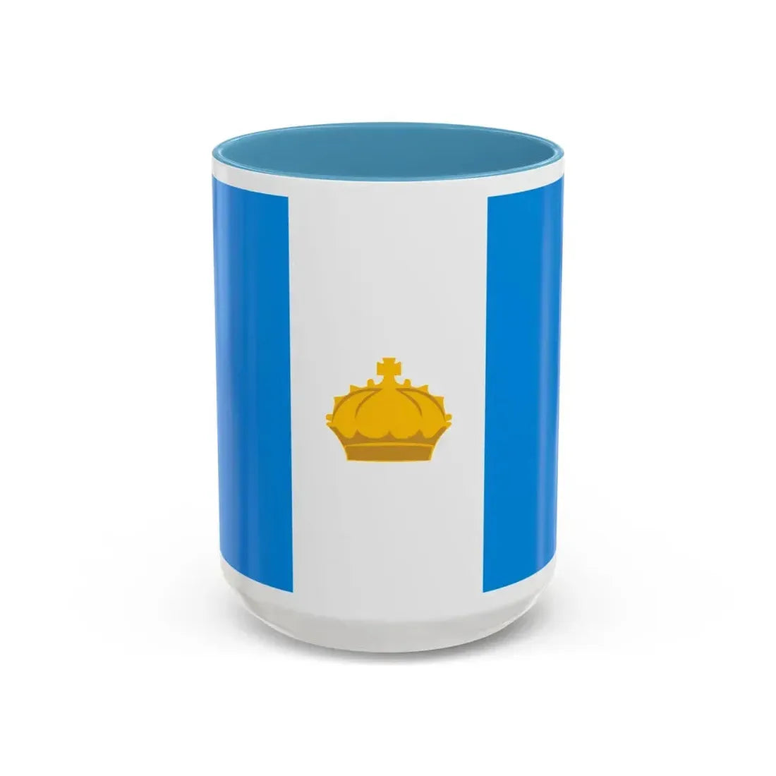 Flag of Ulyanovsk Russia - Accent Coffee Mug 15oz Light Blue - Go Mug Yourself