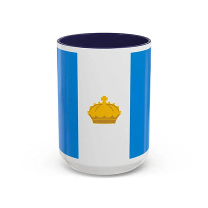 Flag of Ulyanovsk Russia - Accent Coffee Mug 15oz Navy - Go Mug Yourself