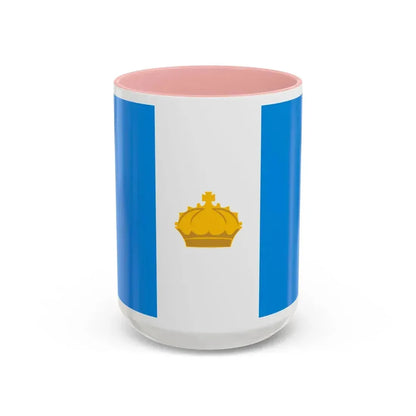 Flag of Ulyanovsk Russia - Accent Coffee Mug 15oz Pink - Go Mug Yourself
