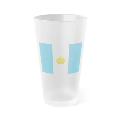 Flag of Ulyanovsk Russia - Frosted Pint Glass 16oz 16oz Frosted - Go Mug Yourself