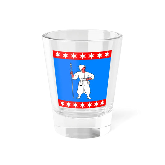 Flag of Uman Ukraine (Ukraine) Shot Glass 1.5oz 1.5oz - Go Mug Yourself