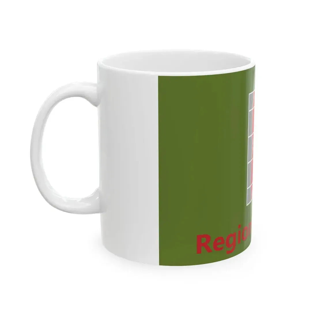 Flag of Umbria de jure (Italy) White Coffee Mug - Go Mug Yourself