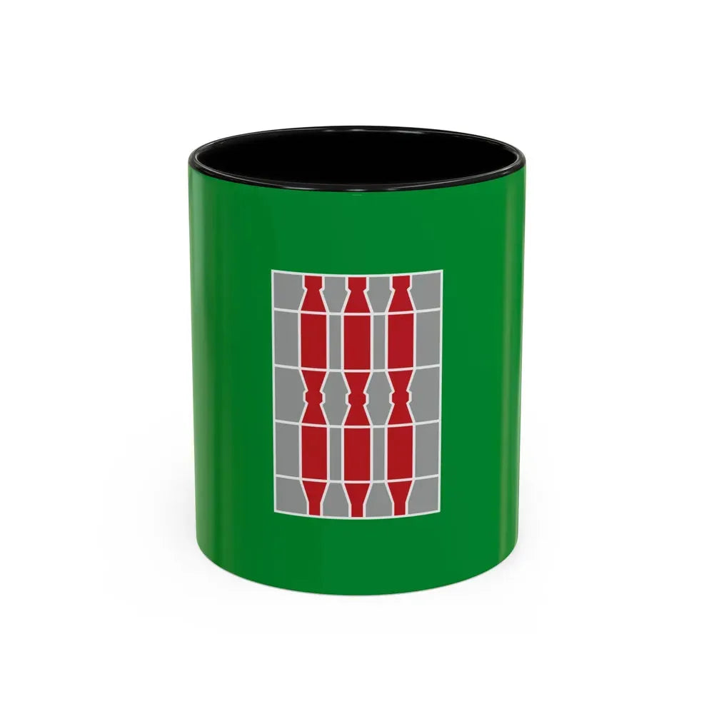 Flag of Umbria Italy - Accent Coffee Mug 11oz Black - Go Mug Yourself