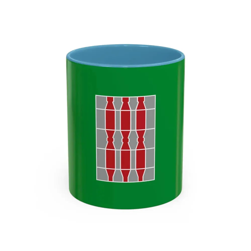 Flag of Umbria Italy - Accent Coffee Mug 11oz Light Blue - Go Mug Yourself
