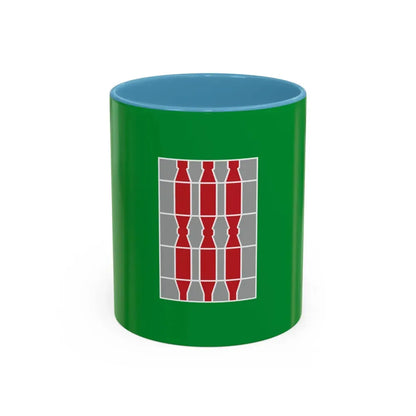 Flag of Umbria Italy - Accent Coffee Mug 11oz Light Blue - Go Mug Yourself