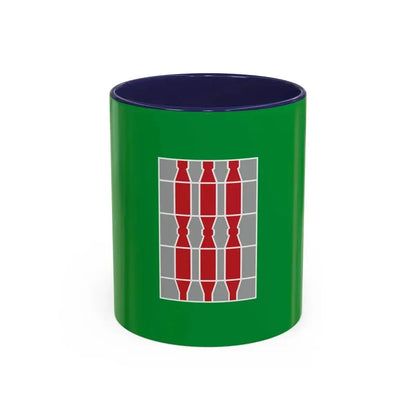 Flag of Umbria Italy - Accent Coffee Mug 11oz Navy - Go Mug Yourself