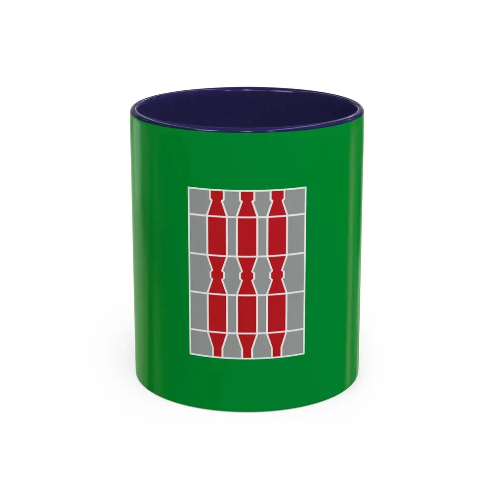 Flag of Umbria Italy - Accent Coffee Mug 11oz Navy - Go Mug Yourself