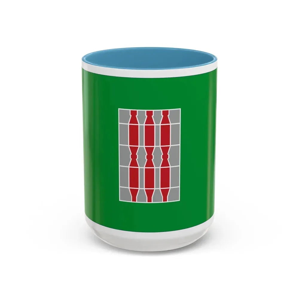 Flag of Umbria Italy - Accent Coffee Mug 15oz Light Blue - Go Mug Yourself