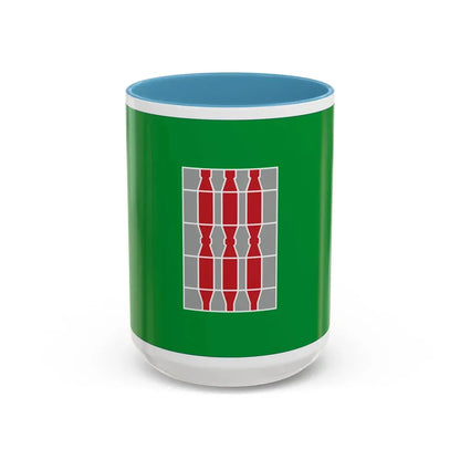 Flag of Umbria Italy - Accent Coffee Mug 15oz Light Blue - Go Mug Yourself