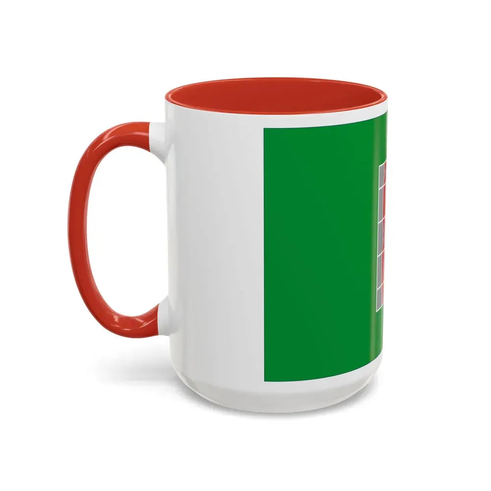 Flag of Umbria Italy - Accent Coffee Mug - Go Mug Yourself