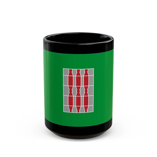 Flag of Umbria Italy - Black Coffee Mug-15oz-Go Mug Yourself