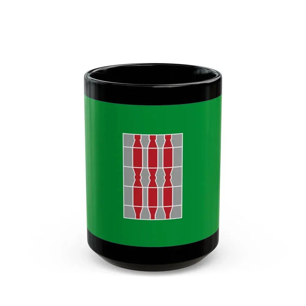 Flag of Umbria Italy - Black Coffee Mug 15oz - Go Mug Yourself