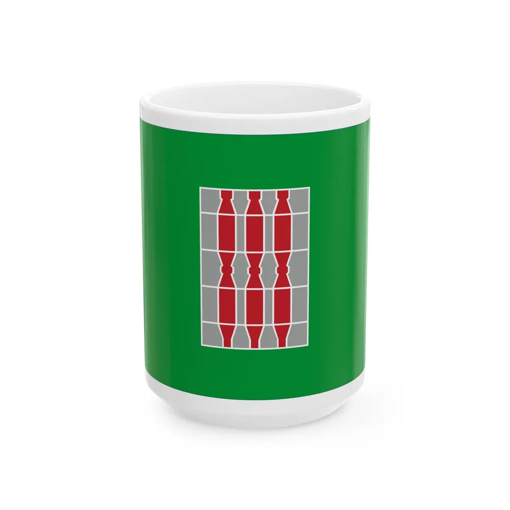 Flag of Umbria Italy - White Coffee Mug-15oz-Go Mug Yourself