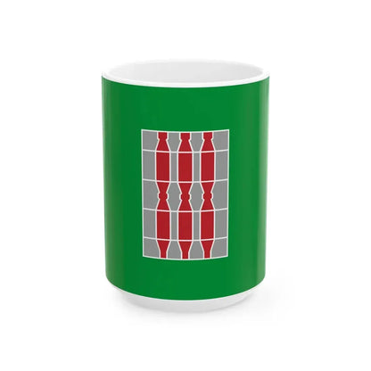 Flag of Umbria (Italy) White Coffee Mug 15oz - Go Mug Yourself