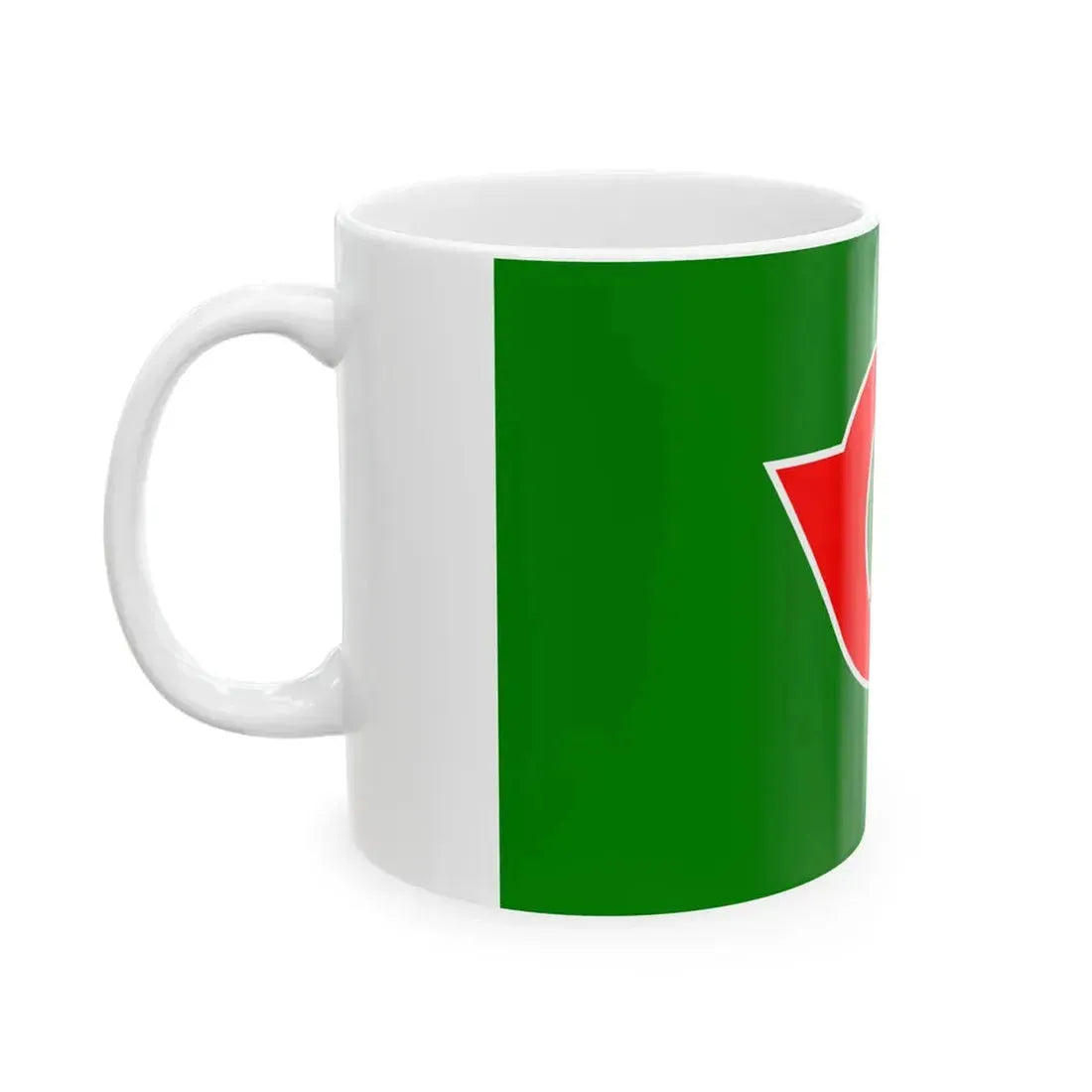 Flag of Umi Fukuoka (Japan) White Coffee Mug - Go Mug Yourself