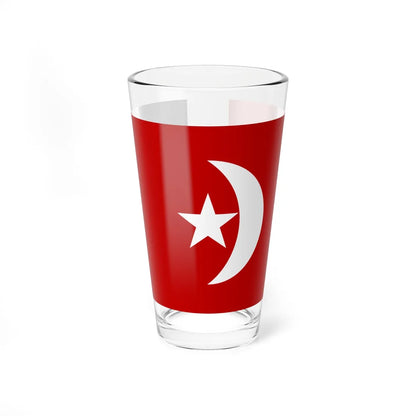 Flag of Umm al-Qaiwain (United Arab Emirates) Pint Glass 16oz 16oz - Go Mug Yourself