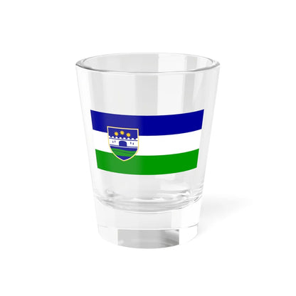 Flag of Una-Sana (Bosnia and Herzegovina) Shot Glass 1.5oz 1.5oz - Go Mug Yourself