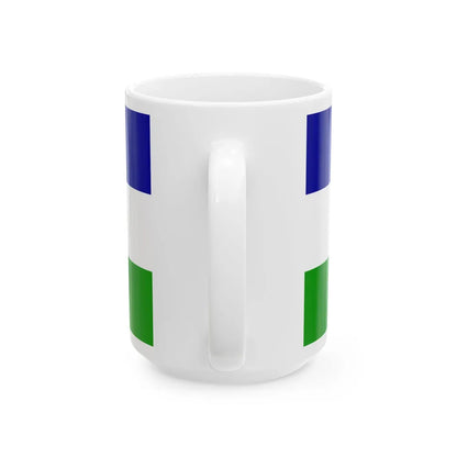 Flag of Una-Sana (Bosnia and Herzegovina) White Coffee Mug - Go Mug Yourself
