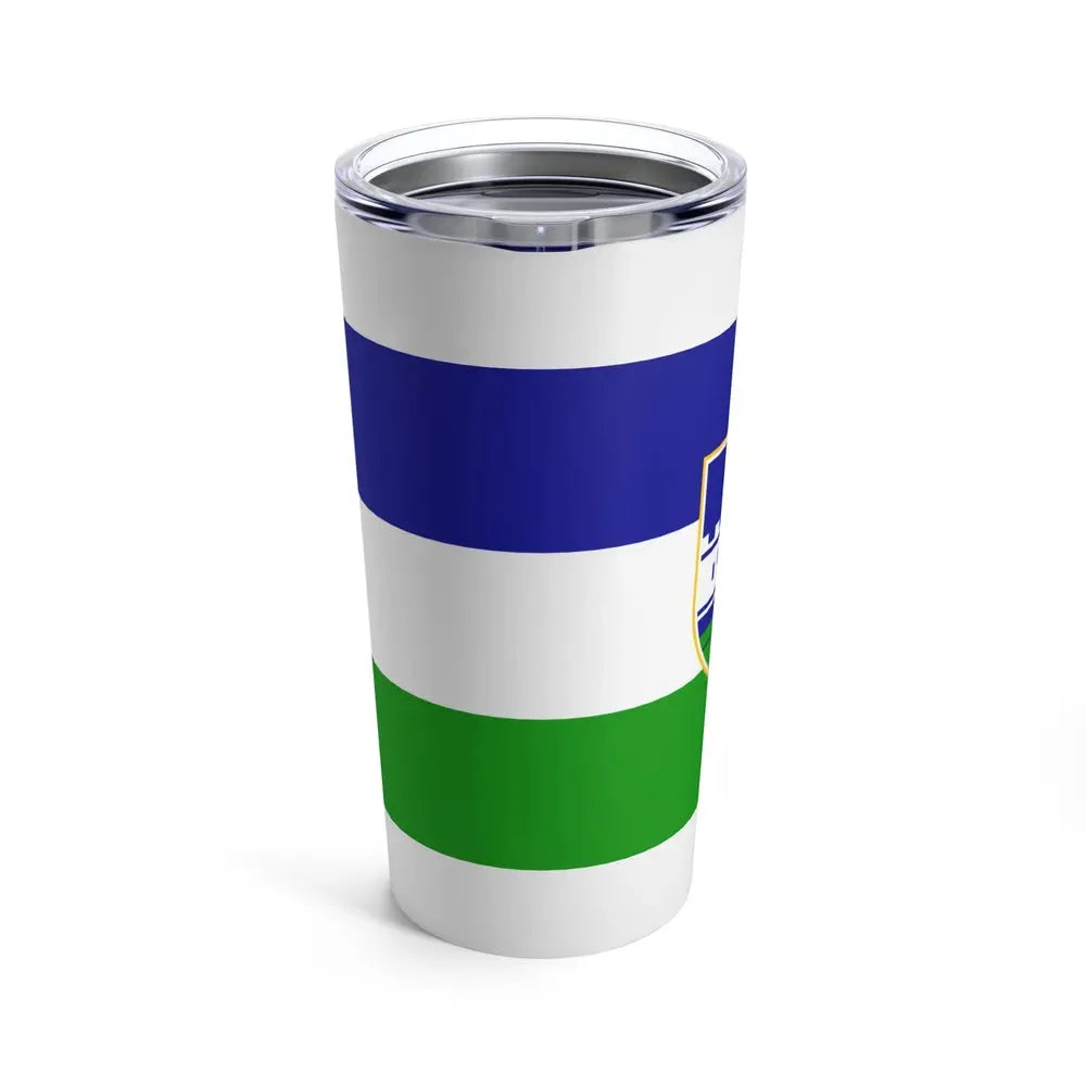 Flag of Una Sana Canton Bosnia and Herzegovina - Tumbler 20oz - Go Mug Yourself