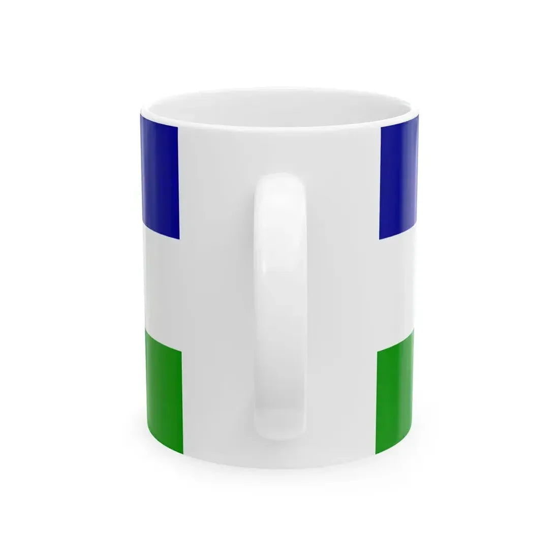 Flag of Una Sana Canton Bosnia and Herzegovina - White Coffee Mug - Go Mug Yourself