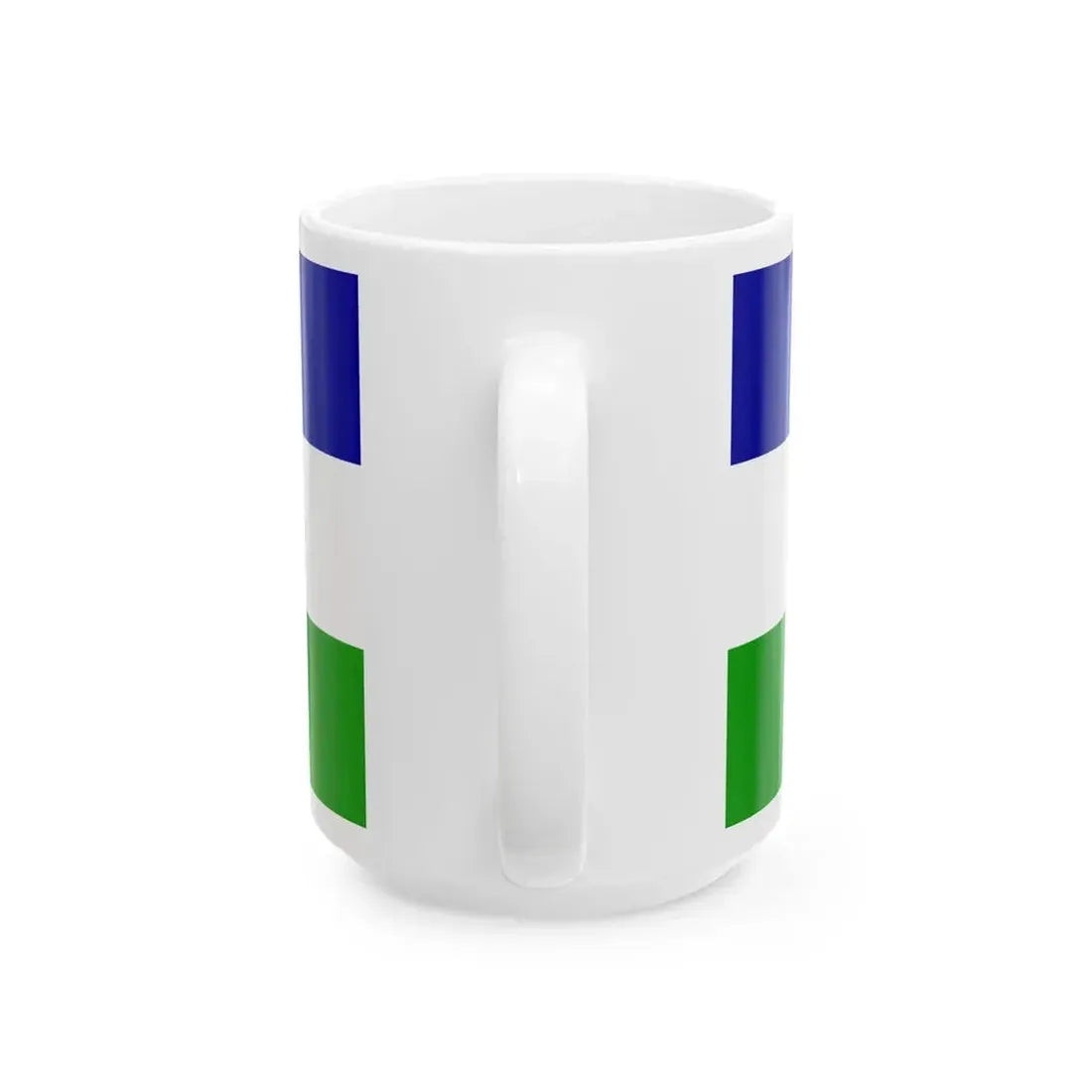 Flag of Una Sana Canton Bosnia and Herzegovina - White Coffee Mug - Go Mug Yourself