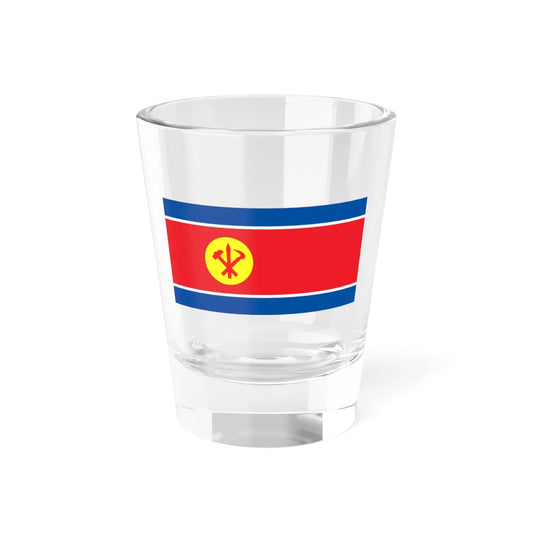 Flag of Uni Korea (Korea) Shot Glass 1.5oz 1.5oz - Go Mug Yourself