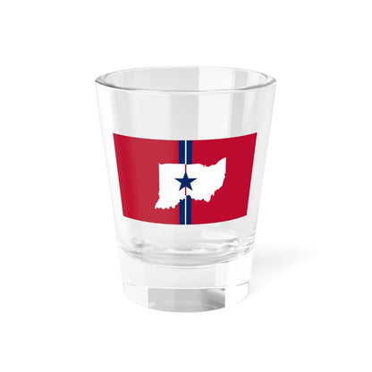 Flag of Union City Indiana (India) Shot Glass 1.5oz 1.5oz - Go Mug Yourself