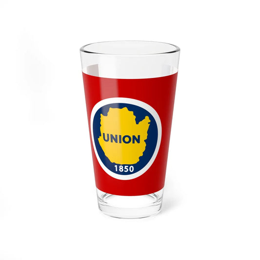 Flag of Union County Tennessee (United States) Pint Glass 16oz 16oz - Go Mug Yourself