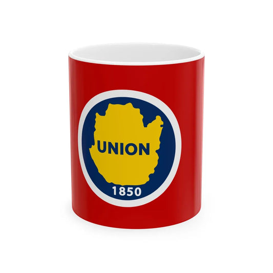 Flag of Union County Tennessee (United States) White Coffee Mug 11oz - Go Mug Yourself