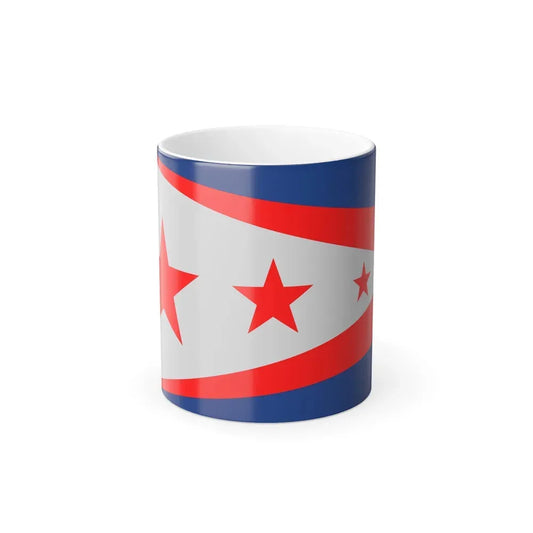 Flag of Union, Kentucky - Color Changing Coffee Mug 11oz - Go Mug Yourself