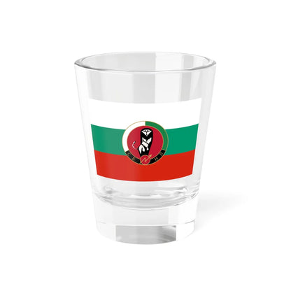 Flag of Union of Bulgarian National Legions 1930 (Bulgaria) Shot Glass 1.5oz 1.5oz - Go Mug Yourself
