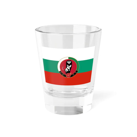 Flag of Union of Bulgarian National Legions 1930 (Bulgaria) Shot Glass 1.5oz 1.5oz - Go Mug Yourself