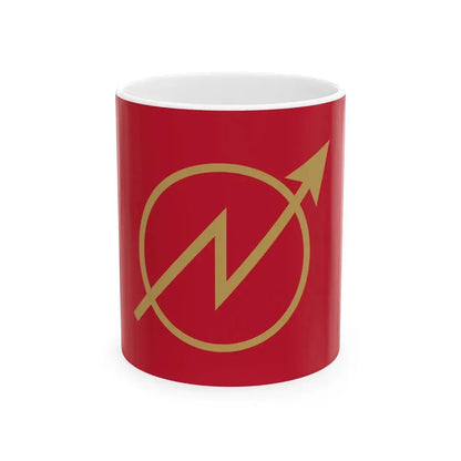 Flag of Union of Bulgarian National Legions (Bulgaria) White Coffee Mug 11oz - Go Mug Yourself