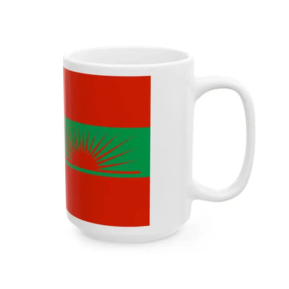 Flag of UNITA (Angola) White Coffee Mug - Go Mug Yourself