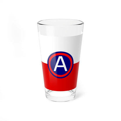 Flag of United States Army Central (United States) Pint Glass 16oz 16oz - Go Mug Yourself