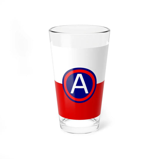 Flag of United States Army Central (United States) Pint Glass 16oz 16oz - Go Mug Yourself