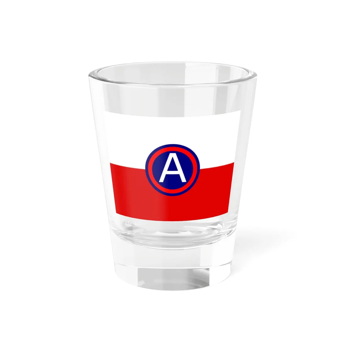 Flag of United States Army Central (United States) Shot Glass 1.5oz 1.5oz - Go Mug Yourself
