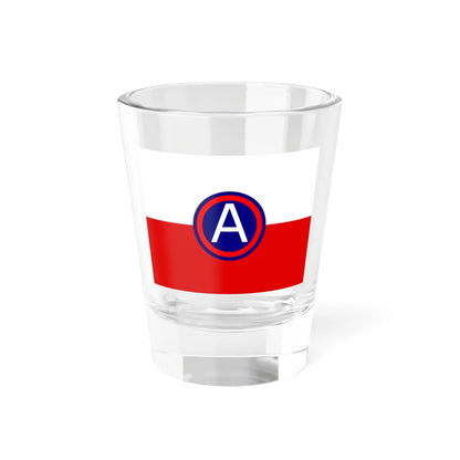 Flag of United States Army Central (United States) Shot Glass 1.5oz 1.5oz - Go Mug Yourself