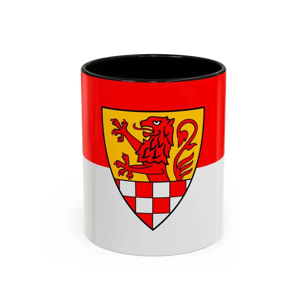 Flag of Unna Germany - Accent Coffee Mug 11oz Black - Go Mug Yourself
