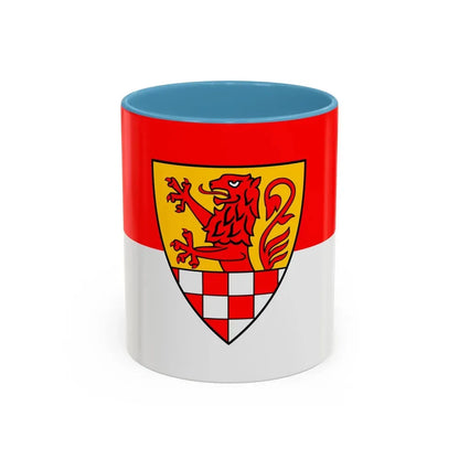 Flag of Unna Germany - Accent Coffee Mug 11oz Light Blue - Go Mug Yourself