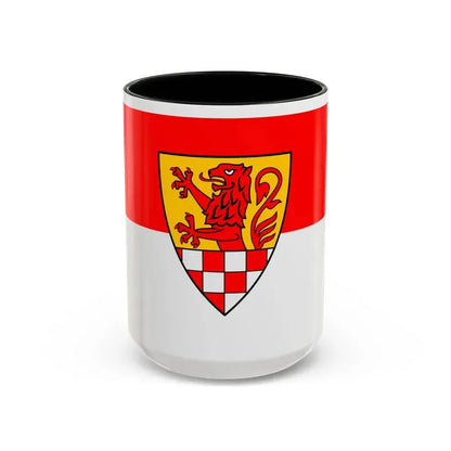 Flag of Unna Germany - Accent Coffee Mug 15oz Black - Go Mug Yourself