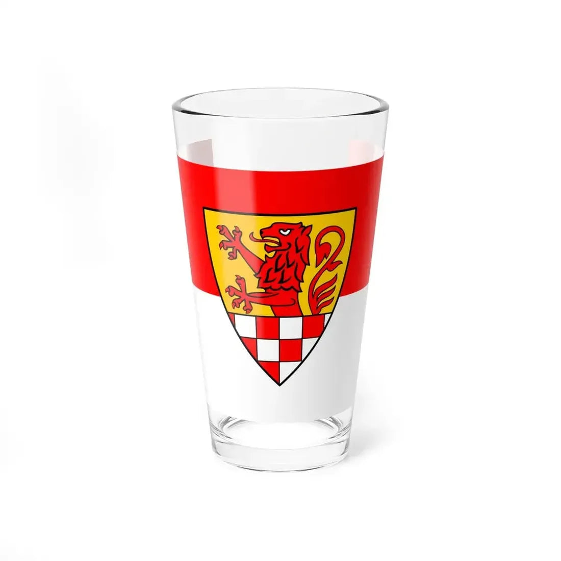 Flag of Unna Germany - Pint Glass 16oz 16oz - Go Mug Yourself