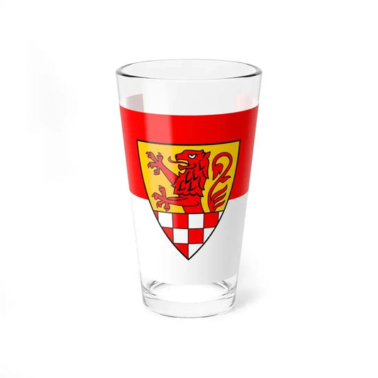 Flag of Unna Germany - Pint Glass 16oz 16oz - Go Mug Yourself